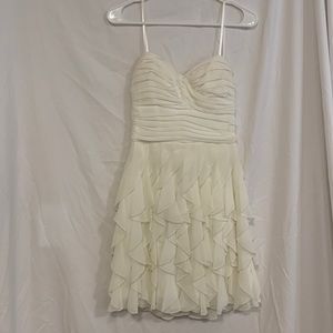 White formal homecoming dress